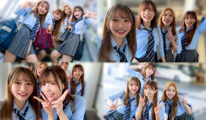 りお＆ひなた＆かりん＆ゆい 無料サンプル画像(3) 【フルエロ動画】